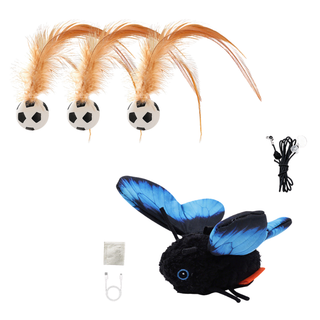 FlutterPaws – Smart Sensing Flapping Butterfly Toy
