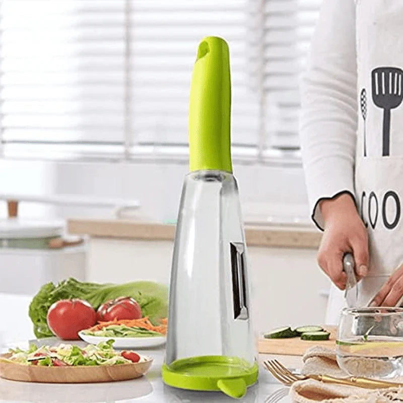PeelMaster – Multifunctional Peeler with Storage Box