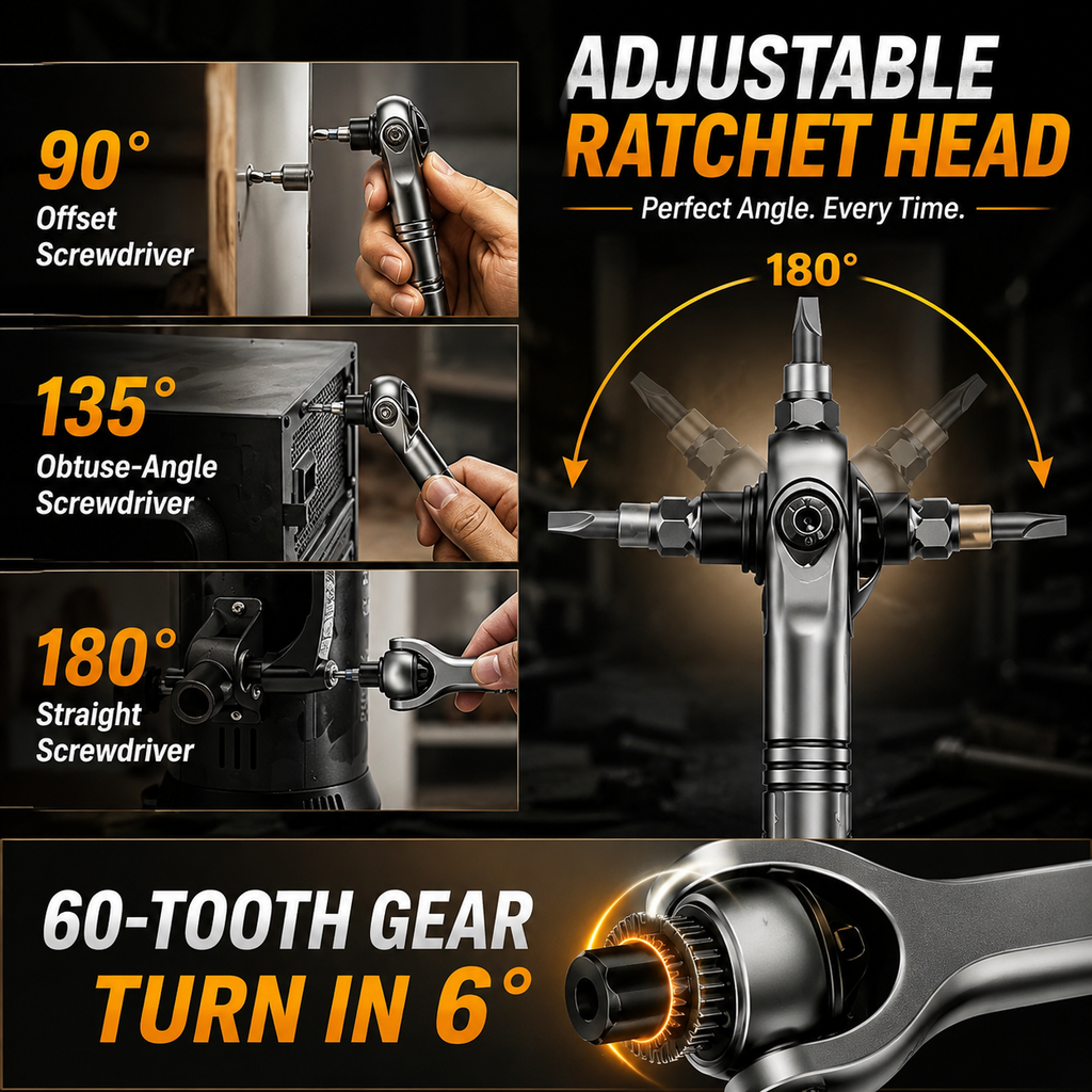 TorquePro – 40-in-1 Ratchet Screwdriver Set