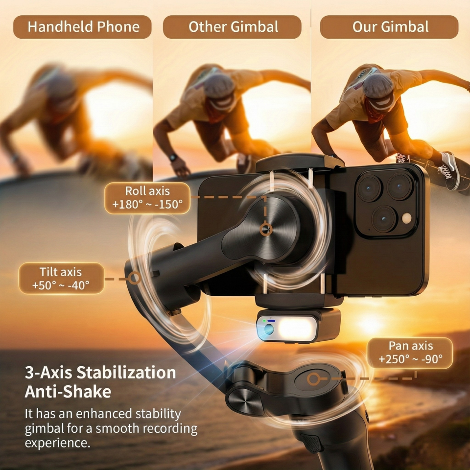 Cinematic AI Phone Stabilizer