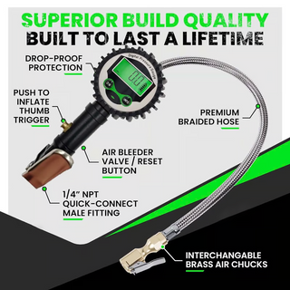 TireCheck – Smart Digital Pressure Gauge