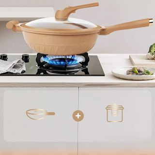 SteamMaster | Multi-Purpose Non-Stick Wok with Steamer