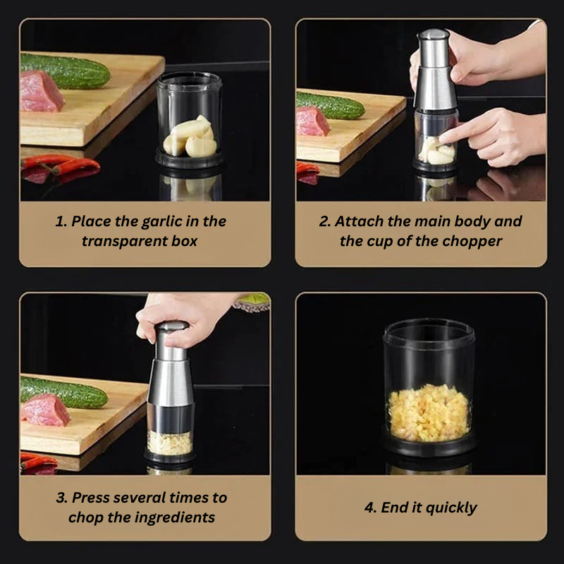 ChopPro - Stainless Steel Press Chopper