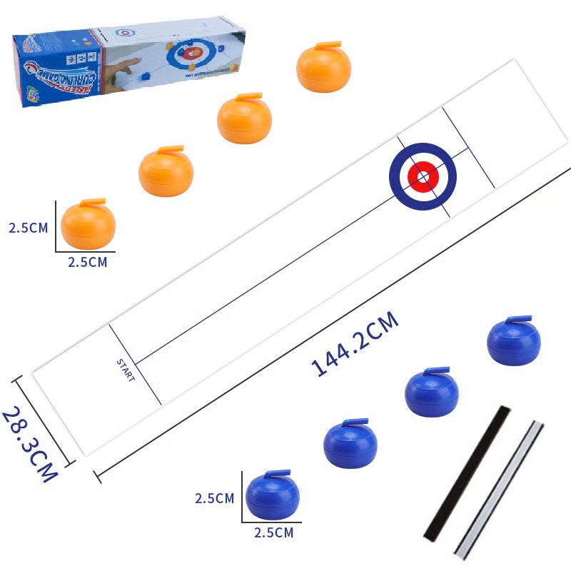 CurlPlay – Tabletop Family Curling Game for All Ages
