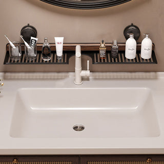 WalnutFlow - No‑Drill Faucet Organizer Rack