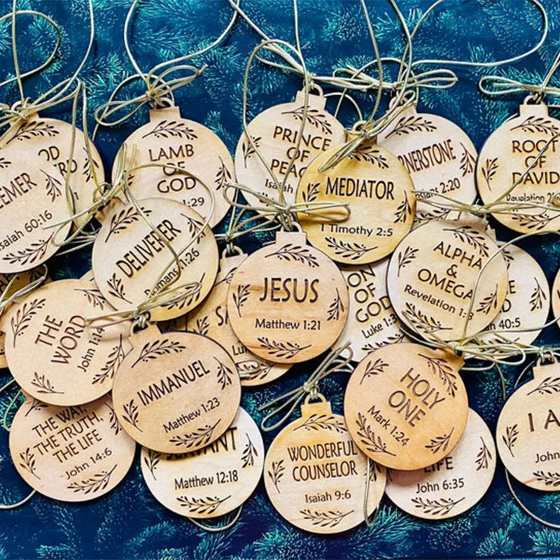 DivineLight  - Inspirational Jesus Advent Ornaments