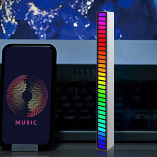 RhythmGlow - Wireless Sound Reactive RGB Light Bar