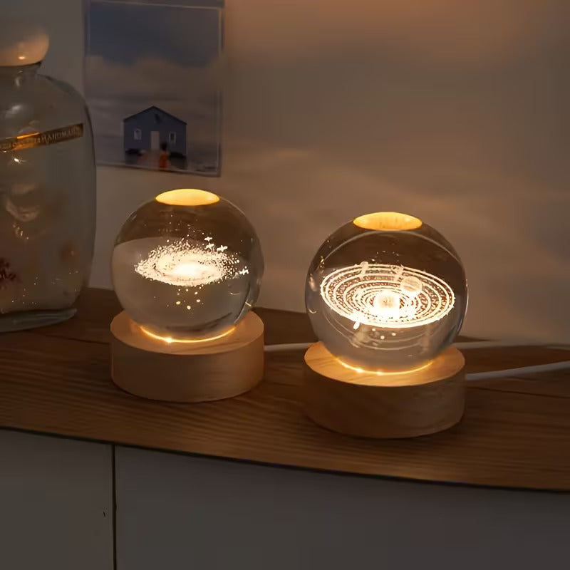CelestiaGlow – Luminous Cosmic Sphere Decor