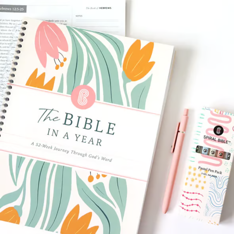 A Year in the Bible – 52-Week Study Hardcover Book