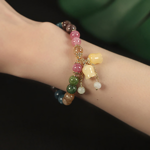 EarthGlow – Handcrafted Natural Stone Bracelet