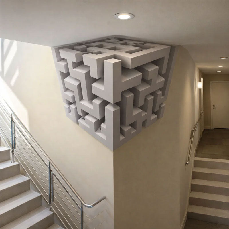 IllusiCorner – 3D Optical Illusion Wall Decal