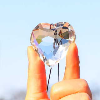 GlowHeart - Colorful Crystal Suncatcher