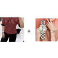 🔥Pink+Quartz wristwatch