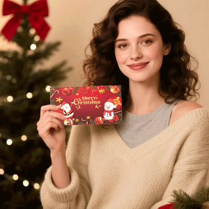 FestivaFold – Luxury Christmas Cash Gift Envelope