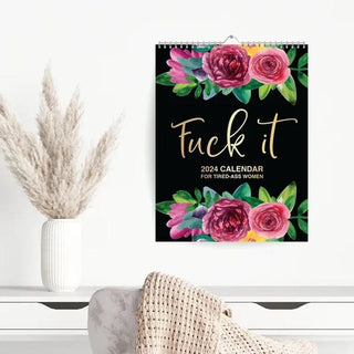 2024 Calendar For Tired-Ass Women Metic