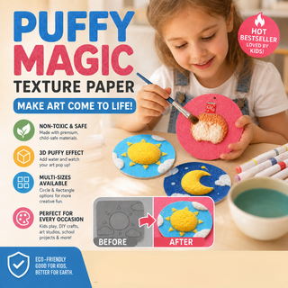 PuffiArt – 3D Foam Texture Painting Paper