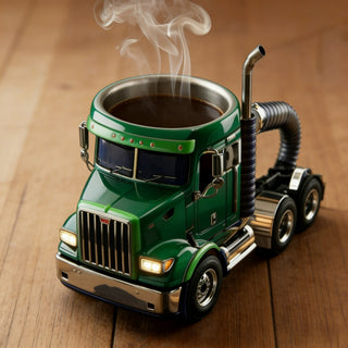 RoadWarrior – Truck-Shaped Handcrafted Coffee Mug