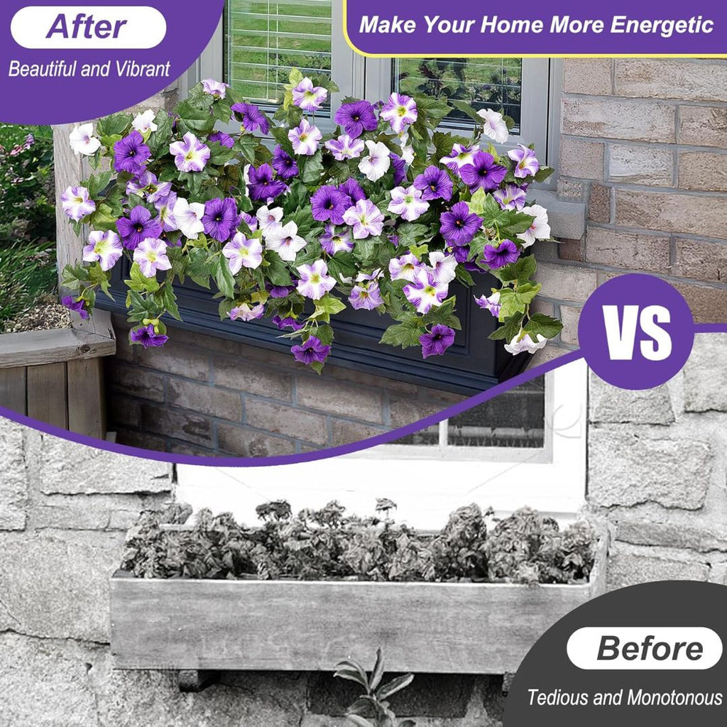 BloomCharm – UV-Resistant Artificial Petunia Bouquet