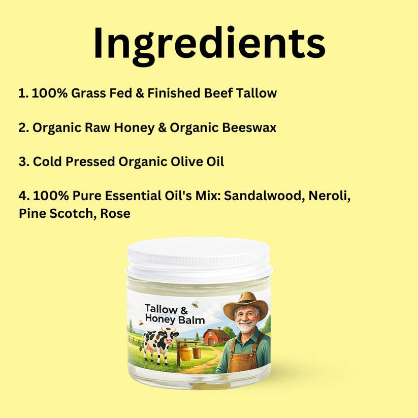 PureTallow – Tallow & Honey Moisturising Balm