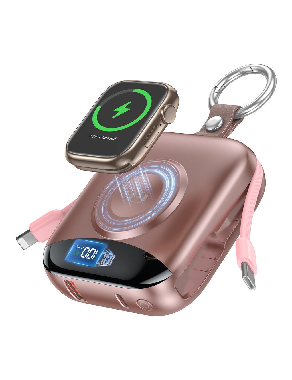 PowerDock –  Magnetic 3-in-1 Wireless Charging Power Bank