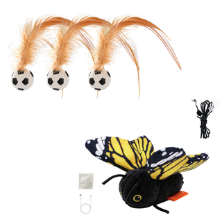 FlutterPaws – Smart Sensing Flapping Butterfly Toy
