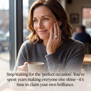 GraceLume – Elegant Moissanite Infinity Statement Ring