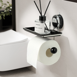 GripMount – No-Drill Suction Toilet Paper Holder