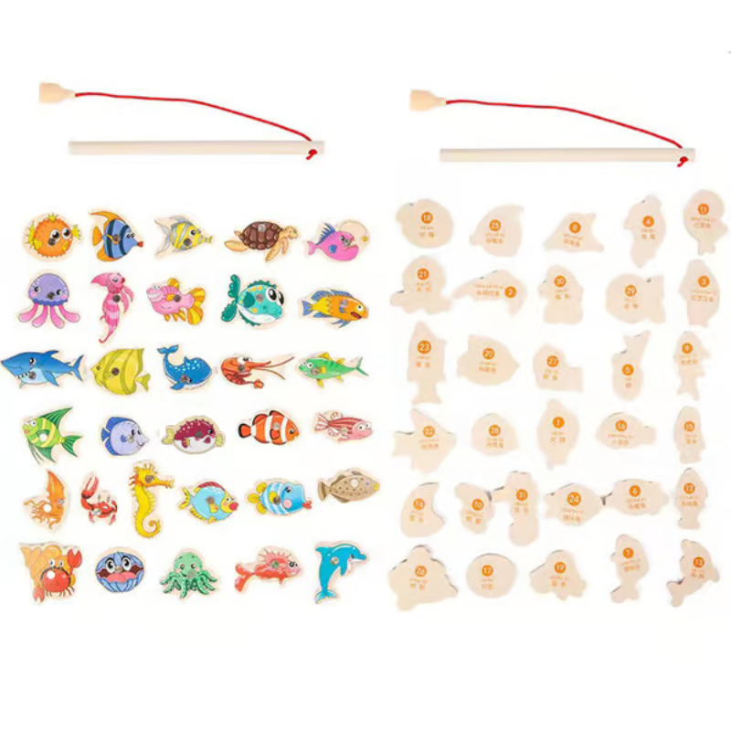 FishyCatch - Montessori Magnetic Fishing Game