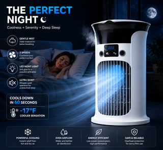 BreezeMate – 3-in-1 Portable Air Cooler