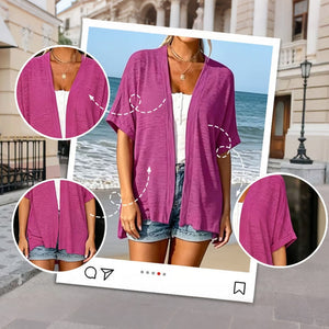 UrbanLayer – Short Sleeve Casual Solid Coat