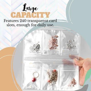 JewelBook - Transparent Jewellery Storage Book