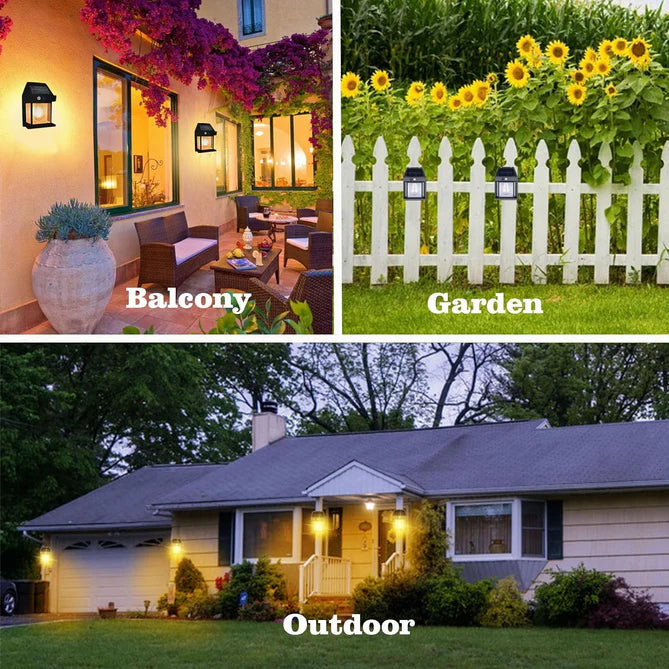 SunGlow – Outdoor Solar Wall Lamp with Elegant Design