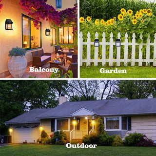 SunGlow – Outdoor Solar Wall Lamp with Elegant Design