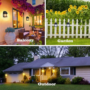 SunGlow – Outdoor Solar Wall Lamp with Elegant Design