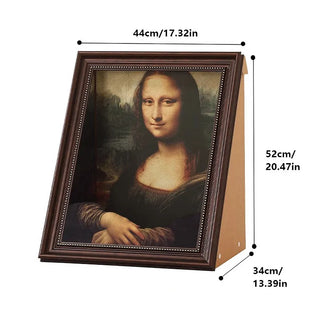 PurrLouvre – Mona Lisa Inspired Cat Bed