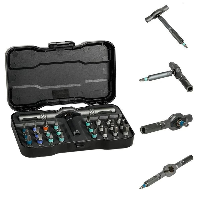 🔥Free shipping🔥24 in 1 DlY Screwdriver Set Magnetic Compact and Portable Ratchet Screwdriver
