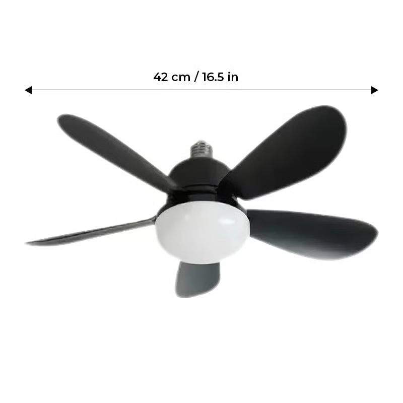 BreezeLux | 2-in-1 Socket Ceiling Fan with Light