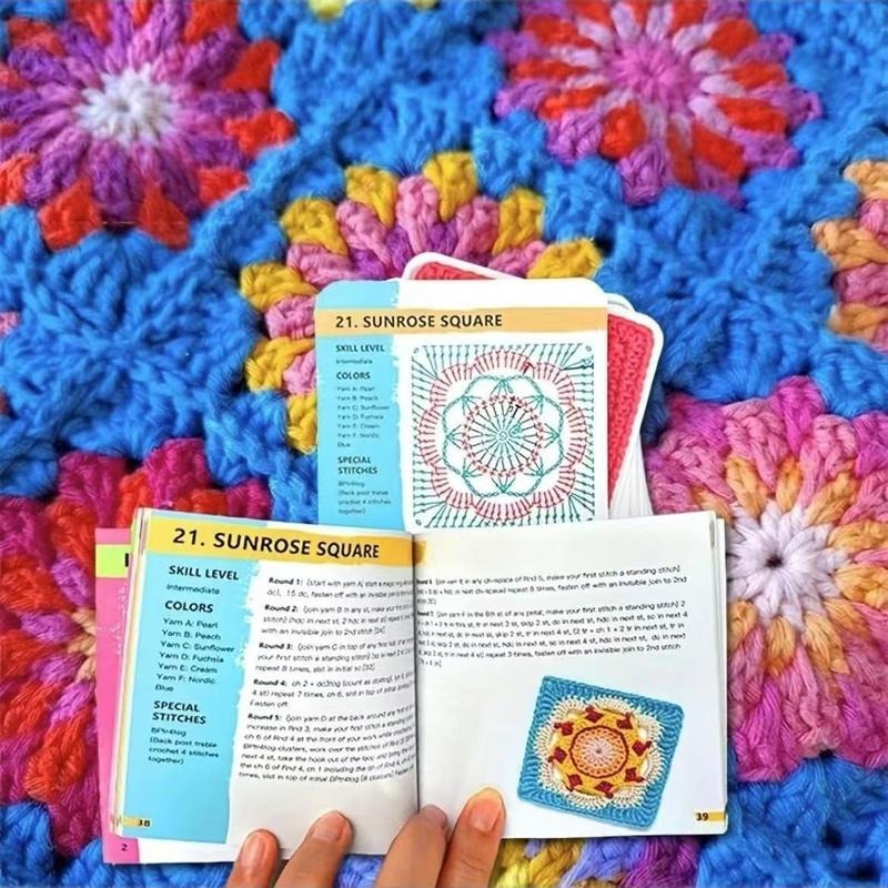 CrochetCards – Granny Square Pattern Deck