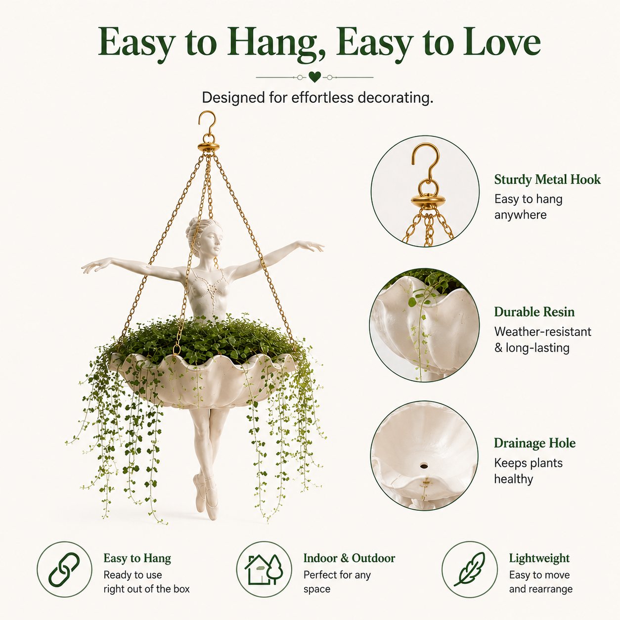BellaVine – Artistic Hanging Garden Planter Decor