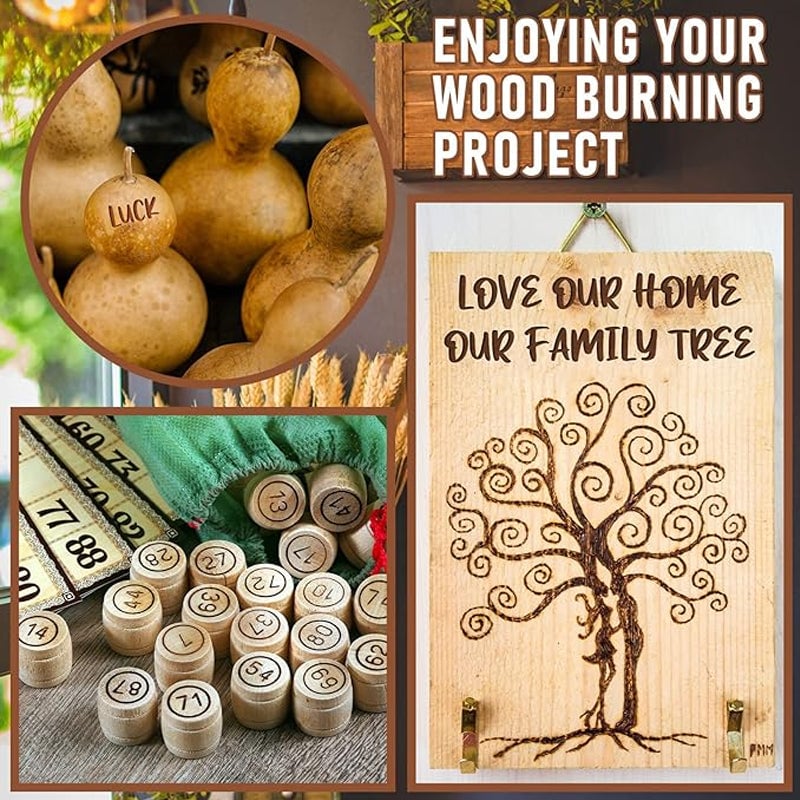 EngravePro – Copper Alphabet Wood Burning Set