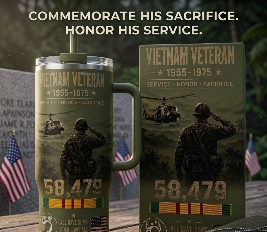 HonorSteel – Veteran Stainless Steel Insulated Travel Tumbler