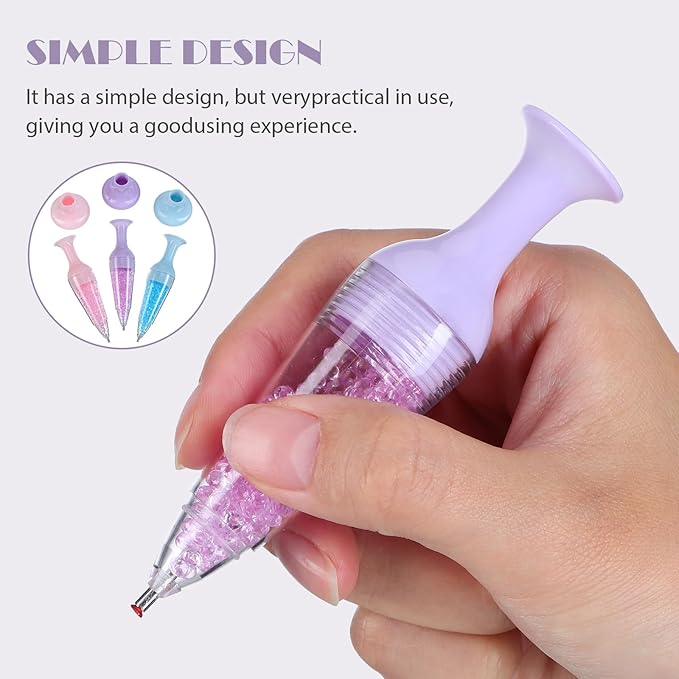 GlitterPen - Diamond Art Pen with Creative Flower Pot Design