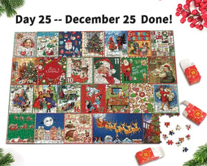 Merry Jigsaw Advent Calendar Puzzle Marnetic