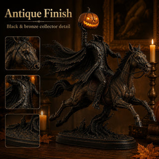 MidnightChase – Headless Horseman Halloween Statue
