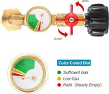 GaugeFlex - Ultimate Propane Elbow Adapter with Tank Gauge