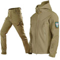 KHAKI Coat With Pants