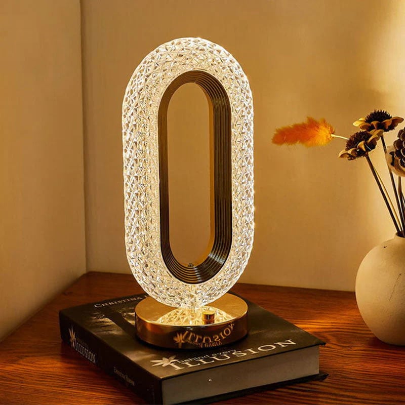 LumiCrystal – Rechargeable LED Night Lamp