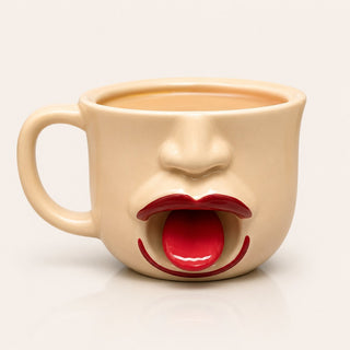 SipSmirk – Playful Tongue Out Coffee Mug