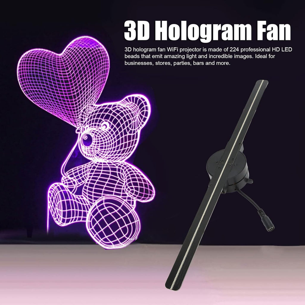 🎄3D Hologram LED Fan Projector - Free Shipping