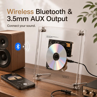 ClearTune – Transparent Wall-Mounted CD Player